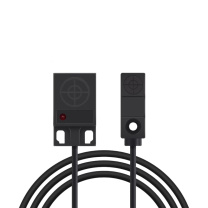BERM 微小型方形接近开关 TL-W5MC1 三线NPN常开5-30V 负极输出 (黑色)