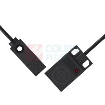 BERM 微小型方形接近开关 TL-W5MC1 三线NPN常开5-30V 负极输出 (黑色)