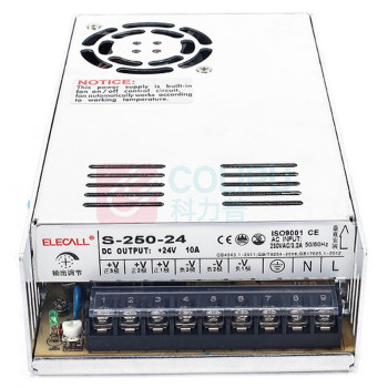 伊莱科 开关电源 S-250-24 250W 24V 10A