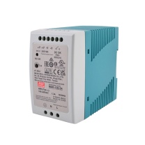 明纬 96W单组输出导轨型工业电源 MDR-100-24V