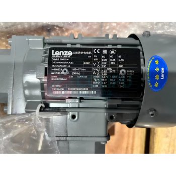 伦茨 变频主电机 MDERAXX160-11 三相异步电动机,400V,50Hz,11kw,2P,F/F,IP55,shaft need machining DH=M10*36, RAL7035