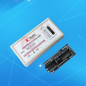 全邦达 仿真器Xilinx下载器 Platform Cable USB 赛灵思CPLD/FPGA烧录 标配+转接板+5种排线+发票