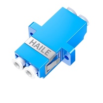 HAILE 光纤耦合器 LC-2S-1 10个/袋 接口类型:LC 材质:塑料;陶瓷 规格:38×13mm (蓝色) 10个/袋