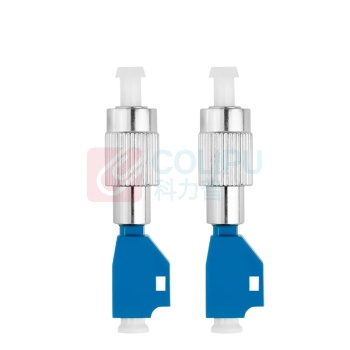 荣威胜 光纤耦合器 RWS-FL-JK 1个/个 接口类型:FC公-LC母 材质:陶瓷 (蓝色)