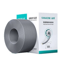 山泽 SAMZHE 非屏纯铜箱网线 SZ-6305A-305M 0.58线芯 CAT6类