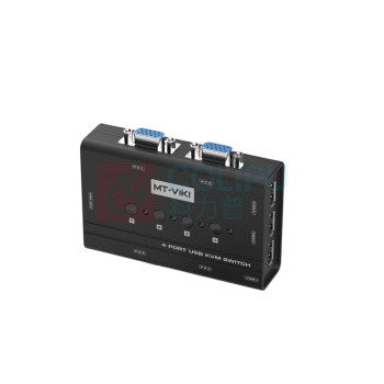 迈拓维矩 MTVIKI 手动kvm切换器 T-460KL 4进1出