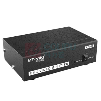 迈拓维矩 MTVIKI BNC分屏器 MT-108BC 一进八出