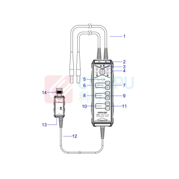 CYBERTEK 示波器电压探头高压差分探头 HVP6700G(7000Vpk/350MHz)