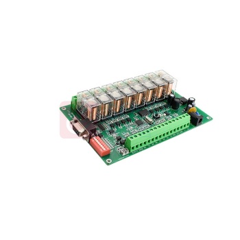 智嵌物联 8路串口继电器控制终端控制板 ZQWL-IO-1BX1R8 欧姆龙继电器 不含电源适配器跟外壳