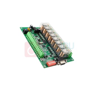 智嵌物联 8路串口继电器控制终端控制板 ZQWL-IO-1BX1R8 欧姆龙继电器 不含电源适配器跟外壳