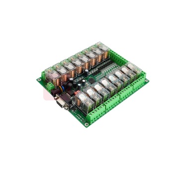 智嵌物联 16路口继电器控制终端控制板 ZQWL-IO-1BX1R16 欧姆龙继电器 不含电源适配器跟外壳