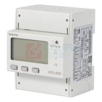 安科瑞 三相导轨表 ADL400/FC 80A直接接入 双向计量 支持485通讯和复费率统计