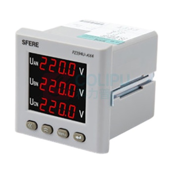 斯菲尔 三相交流电压表 PZ194UAX4 AC380V 3P 4W