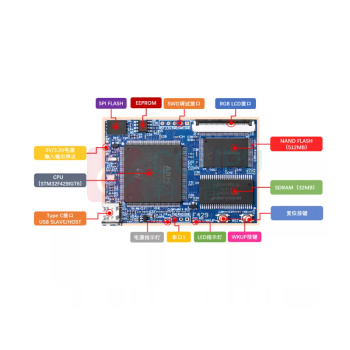 正点原子 阿波罗STM32H743IIT6开发板 H743板+4.3寸RGB屏+STM32下载器