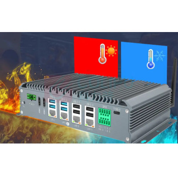 森克 迷你工业电脑主机 SK-BDRCGKH14 嵌入式微型电脑低功耗工控机机器视觉控制器 支持4G模块