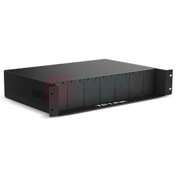 普联 TP-LINK 双电源光纤收发器 TL-FC1420 14槽位 19英寸 2U