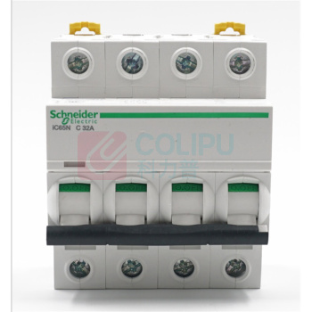 施耐德 Schneider 断路器空气开关 iC65N 4P C32A带漏保 A9F18432 + A9V08440