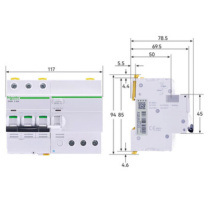 施耐德 Schneider 漏电保护开关 iC65N-C32AV3P+Vigi iC65 ELE 3P 40A 30mA
