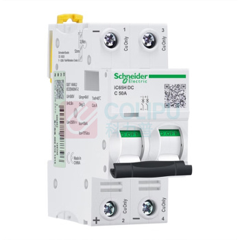施耐德 Schneider 断路器 A9N28250 A9 C 10 10kA 固定式 2P iC65H 热磁式 C C 50
