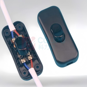 凯奢 台灯线开关 QJ-318 2A/250V 双线控制 (黑色)