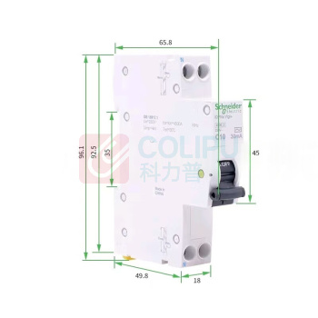 施耐德 Schneider 空气开关 A9 SLIM 4.5kA 32A TypeA 1P+N 32A