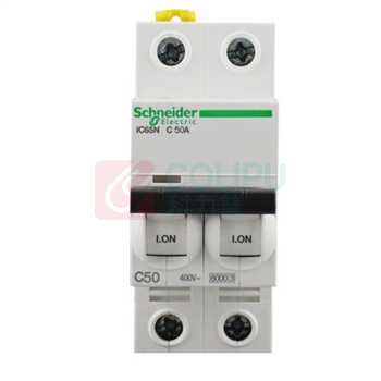 施耐德 Schneider 微型断路器 A9F18250R iC65N 2P C50A 双进双出标准型 2P C50A 