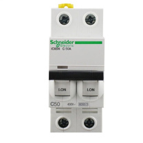 施耐德 Schneider 微型断路器 A9F18250R iC65N 2P C50A 双进双出标准型 2P C50A 