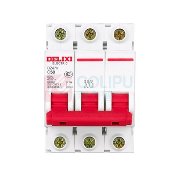 德力西电气 DELIXI ELECTRIC 小型断路器 DZ47SN3C50 3P 50A