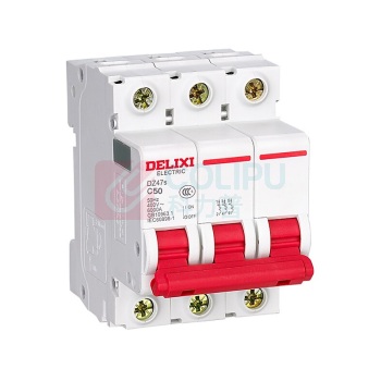德力西电气 DELIXI ELECTRIC 小型断路器 DZ47SN3C50 3P 50A