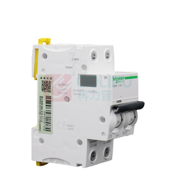 施耐德 Schneider 空气开关 A9F18206 IC65N 2P 6A  A9系列 小型断路器2P双进双出