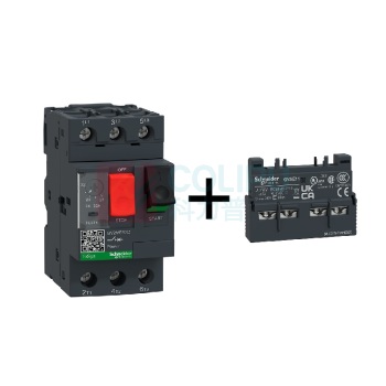 施耐德 Schneider 电动机断路器带辅助触点模块 GV2-ME32C/24-32A+GVAE11 GV2-ME32C/24-32A+GVAE11
