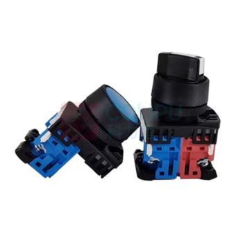 XMSJ 旋转开关三档旋转按钮开关自锁旋钮开关 一开一闭 AR30PR-2