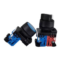 XMSJ 旋转开关三档旋转按钮开关自锁旋钮开关 一开一闭 AR30PR-2