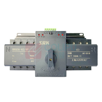 SRK 双电源自动转换开关 RKQ3A-63/4P 20A CB级 末端型