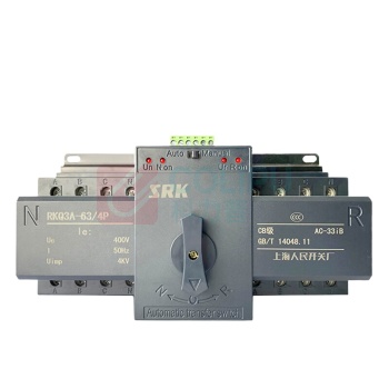SRK 双电源自动转换开关 RKQ3A-63/4P 20A CB级 末端型