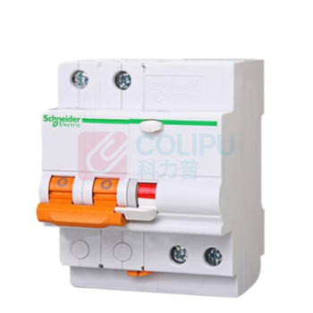 施耐德 Schneider 带漏保断路器 2P50A EA9系列 (白色) 10*6cm