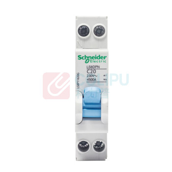 施耐德 Schneider 空气开关LS8系列家用总闸空气开关断路器 LS8 1P 16A