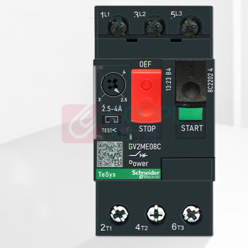 施耐德 Schneider 马达断路器 GV2ME08C/ 2.5-4A