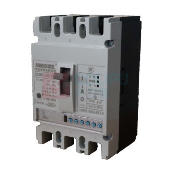 赛时工控 SHSSGK 电子式塑料外壳式断路器 SKSM8E-250/3300 250A / (浅灰)