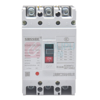 赛时工控 SHSSGK 塑料外壳式断路器 SKSM8-125L/3300 3P 63A / (浅灰)