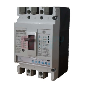 赛时工控 SHSSGK 电子式塑料外壳式断路器 SKSM8E-125/3300 125A / (浅灰)