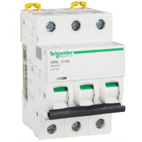 施耐德 Schneider 断路器 A9F39310 iC65L D曲线 3P 10A