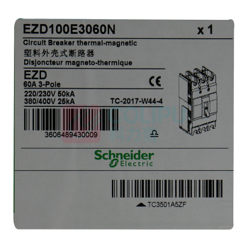 施耐德 Schneider 塑壳断路器 EZD100E3060N 