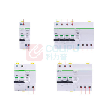 施耐德 Schneider 漏电保护断路器 iC65N 4P C63A+A9V08463