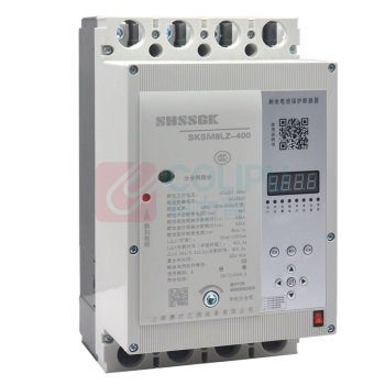 赛时工控 SHSSGK 智能剩余漏电断路器 SKSM8LZ-400/4 4P 400A / (浅灰)