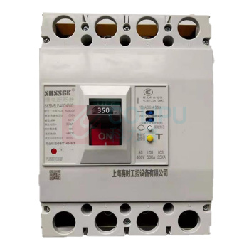 赛时工控 SHSSGK 塑料外壳式漏电断路器 SKSM8LE-400/4300 4P 350A / (浅灰)