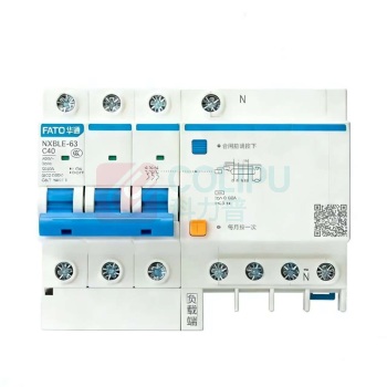 华通 漏电断路器 NXBLE-63 3P+N C40A