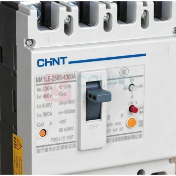 正泰 CHNT 塑壳断路器漏电保护器 NM1LE-125S/4300A 100A-100.200.300MA 710301100004682