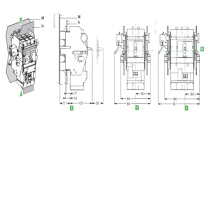 施耐德 Schneider 漏电断路器 NSX 160F TM125D 125A(4P3D)
