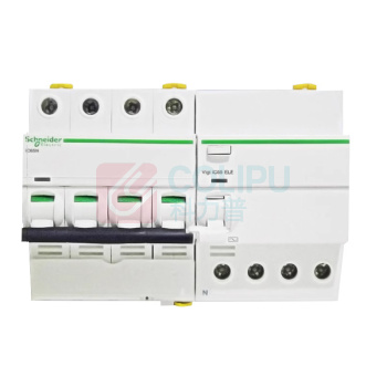 施耐德 Schneider 断路器 IC65N-C63A+VE30MA-2P 小型断路器,极数2P,额定电流63A,带漏电保护,C9,63A,2P,30mA